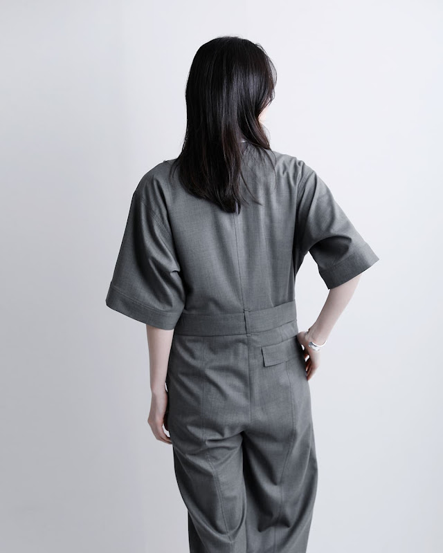 YLEVE イレーヴ 日本製 COTTON WEATHER PEASANT OP コットンウェザーぺザントワンピース 168-3155041 0 グレー ドレス トップス【中古】【YLEVE】 3090054273540439_01_9052w.jpeg