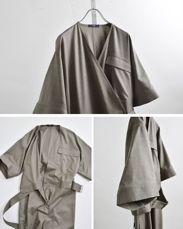 YLEVE イレーヴ SUPER120s ウール オールインワン SUPER120'S CHAMBRAY