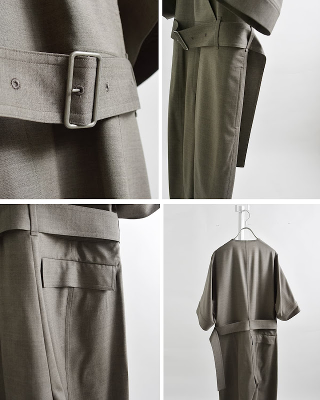 YLEVE イレーヴ SUPER120s ウール オールインワン SUPER120'S CHAMBRAY