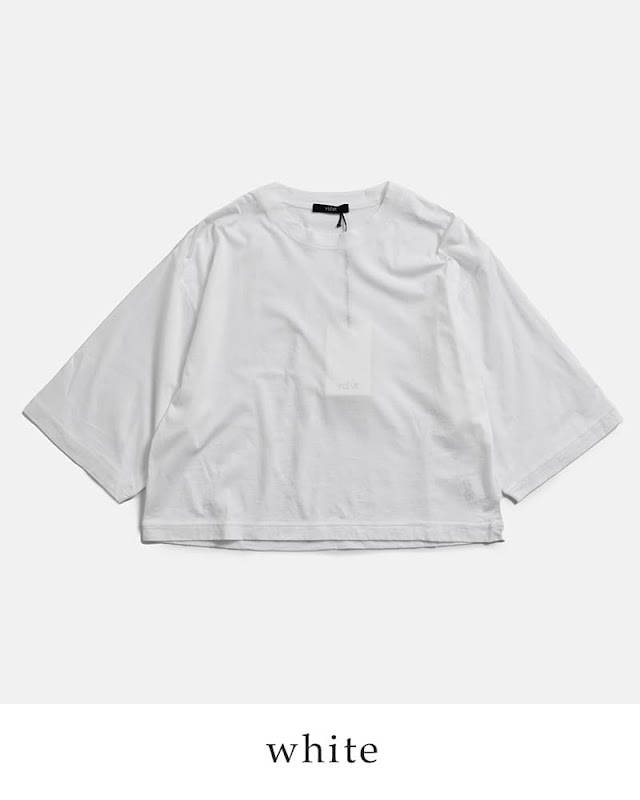 YLEVE イレーヴ コットンシアー天竺 半袖カットソー COTTON SHEER