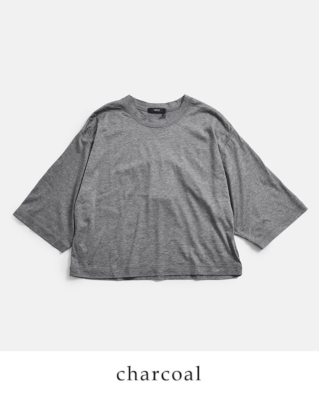 YLEVE イレーヴ コットンシアー天竺 半袖カットソー COTTON SHEER