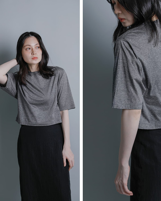 YLEVE イレーヴ コットンシアー天竺 半袖カットソー COTTON SHEER