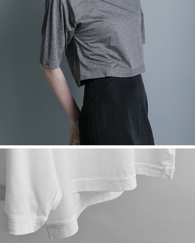YLEVE イレーヴ コットンシアー天竺 半袖カットソー COTTON SHEER