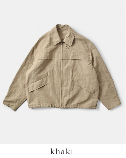 YLEVE イレーヴ ラミー コットン ウェザー ブルゾン “RAMY COTTON