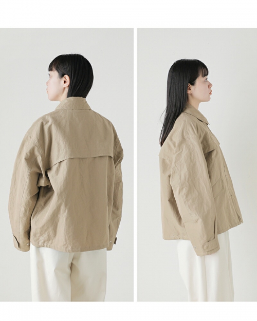 YLEVE イレーヴ ラミー コットン ウェザー ブルゾン “RAMY
