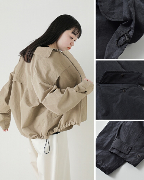 YLEVE イレーヴ ラミー コットン ウェザー ブルゾン “RAMY
