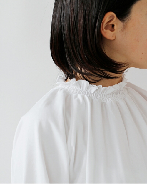 Si-Si-Si スースースー コットン天竺 シャーリング ロングスリーブ T