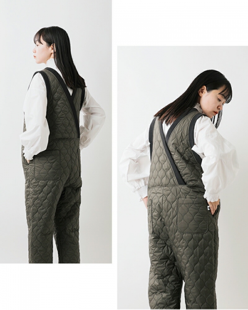 Si-Si-Si スースースー キルティング サロペット 2024-aw124-yo