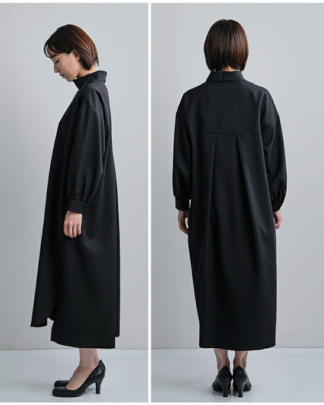 Si-Si-Si スースースー スタンドカラー ワンピース STAND COLLAR DRESS