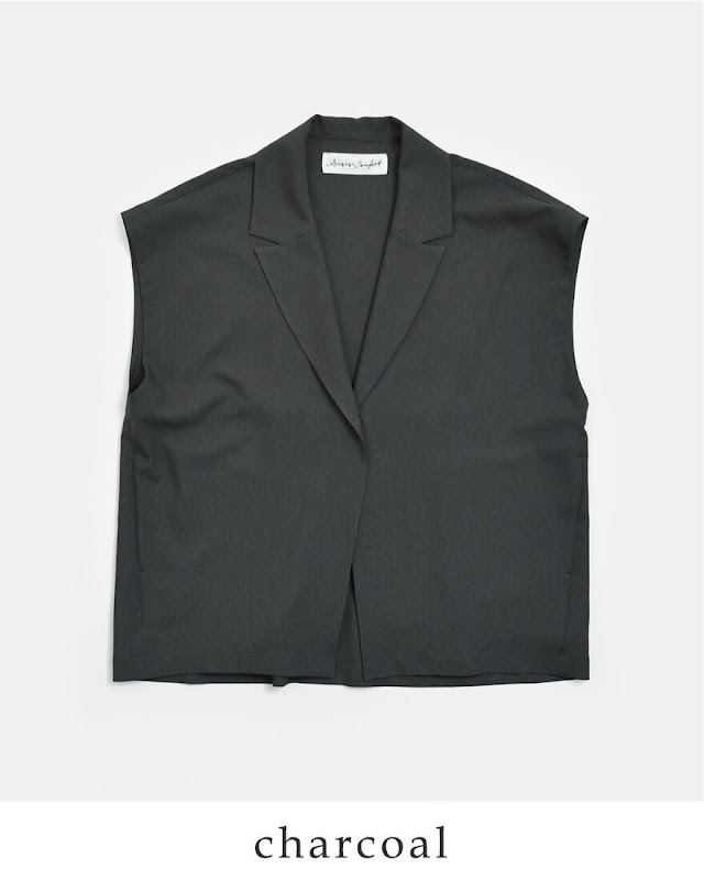 Si-Si-Si スースースー テーラード ベスト COLLARED VEST 2025-aw302