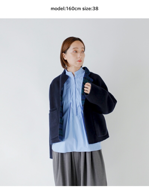 20%OFF】 Si-Si-Si スースースー ウールダブルフェイス ショート