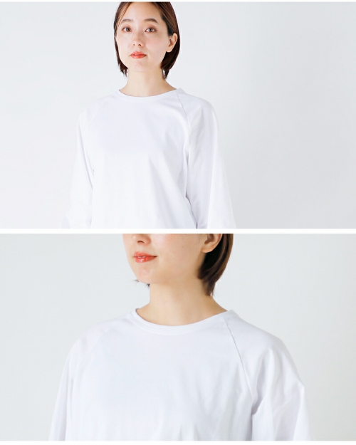 【30% OFF】si-si-si (スースースー) シャーリングラウンドネックT Si-Si-Si スースースー コットン シャーリング ラウンドネック