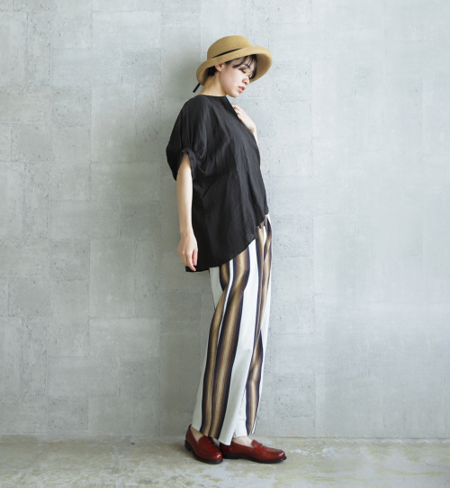 suro(スロ)リネンドルマンバルーンプルオーバーシャツ 210401-02