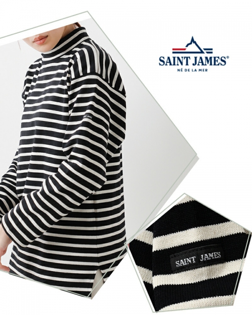 SAINT JAMES セントジェームス GIENS 2 モックネック ウェッソン