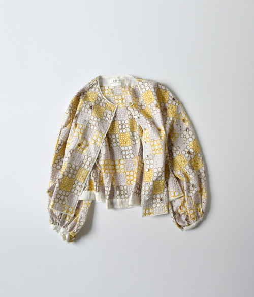 susuri ススリ コットン 刺繍 フォレロシャツ ジャケット 23-103