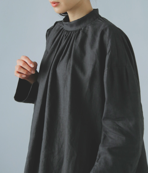 suro スロ Yヨークスモックブラウス 230101-02 | iroma..aranciato