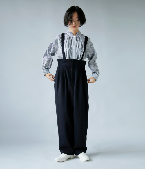 susuri ススリ ウール カシミヤ ムース パンツ 24-557 | iroma..aranciato