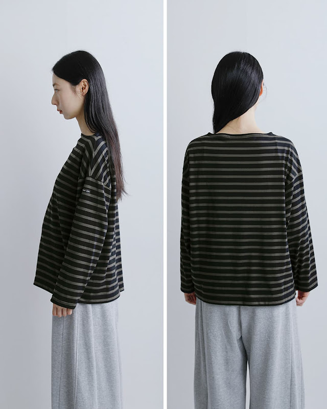 SAINT JAMES セントジェームス モーレルーズ 薄手 長袖 ボーダー T