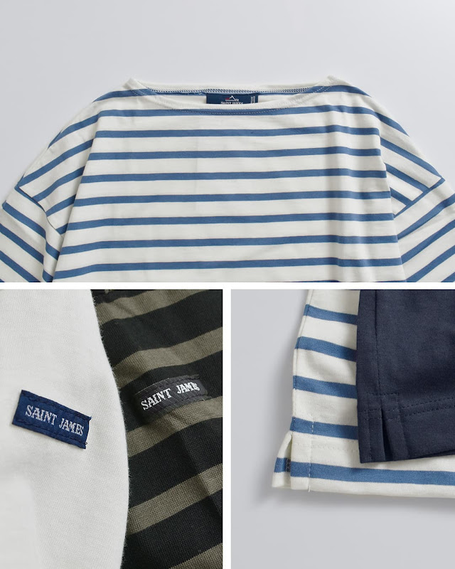SAINT JAMES セントジェームス モーレルーズ 薄手 長袖 ボーダー T