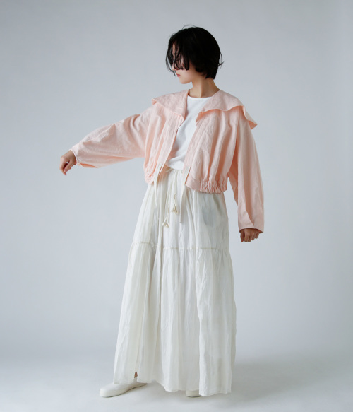 susuri ススリ コットン リネン アンカー ジャケット 25-002