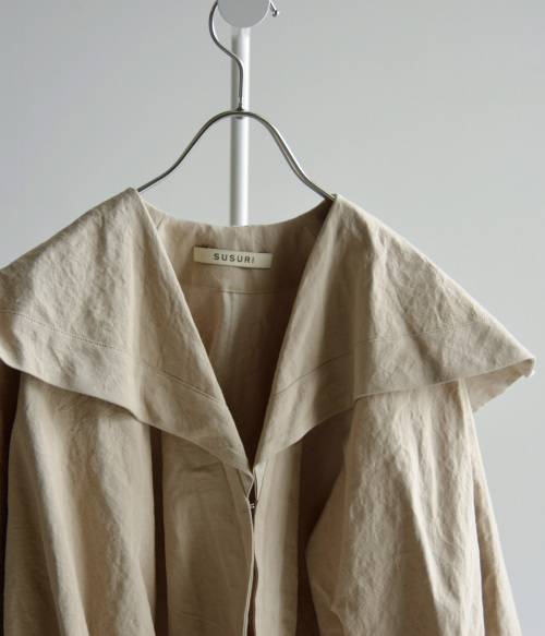 susuri ジャケット susuri ススリ コットン リネン アンカー ジャケット 25-002