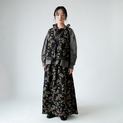 susuri ススリ コットン シカーダ ベスト 25-050 2025aw新作