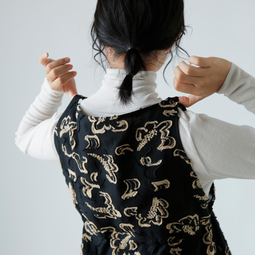 susuri ススリ コットン シカーダ ベスト 25-050 2025aw新作