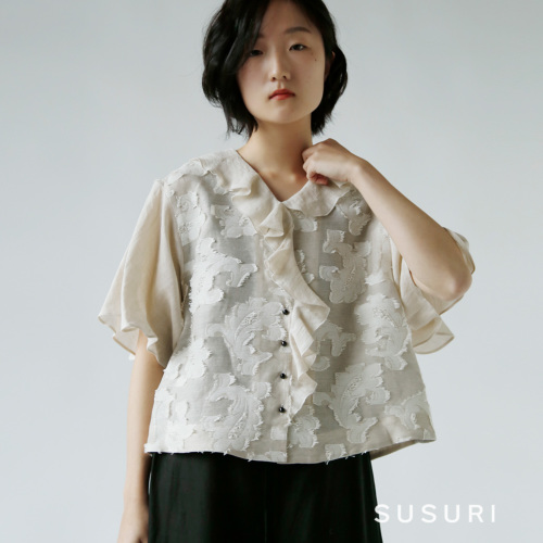 SUSURI ススリ 「アンファスブラウス 22-456」 - WEEKENDER SHOP