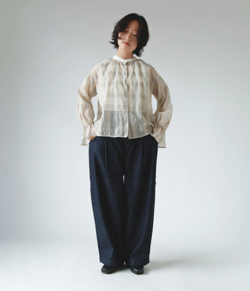 完売 新品未使用 susuri ススリ コットン メロフォン ブラウス 花柄 susuri ススリ コットン メロフォン ブラウス 25-450 2025aw新作