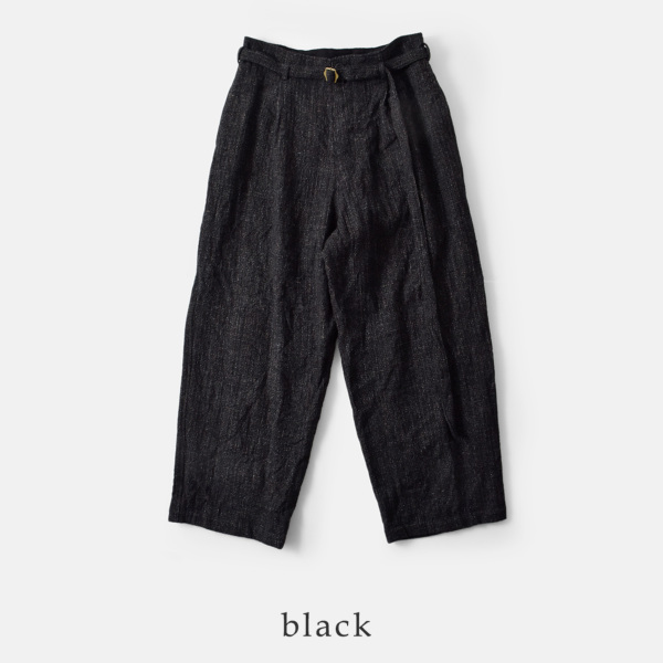 【メンズ】SUSURI ススリ タピールパンツ Tweed Check susuri ススリ ウール タピール パンツ 25-554 2025aw新作