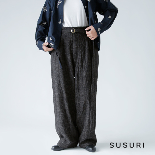 susuri ススリ ウール タピール パンツ 25-554 | iroma..aranciato susuri ススリ ウール タピール パンツ 25-554 | iroma..aranciato