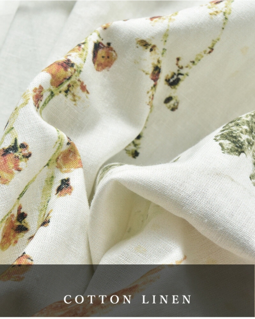 ASEEDONCLOUD アシードンクラウド コットン リネン プランツプリント