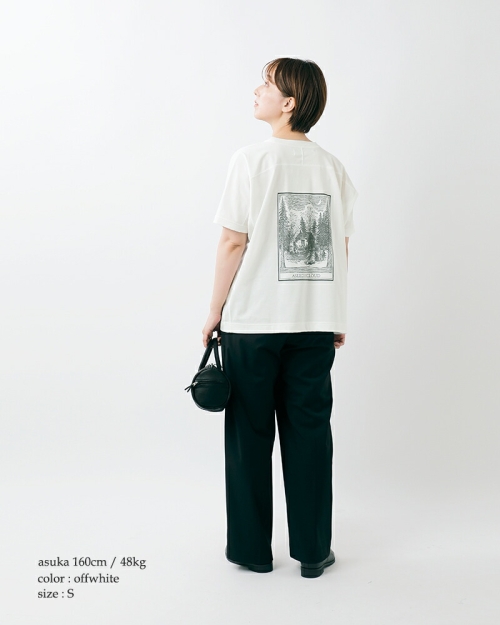 ASEEDONCLOUD アシードンクラウド コットン プリント Tシャツ