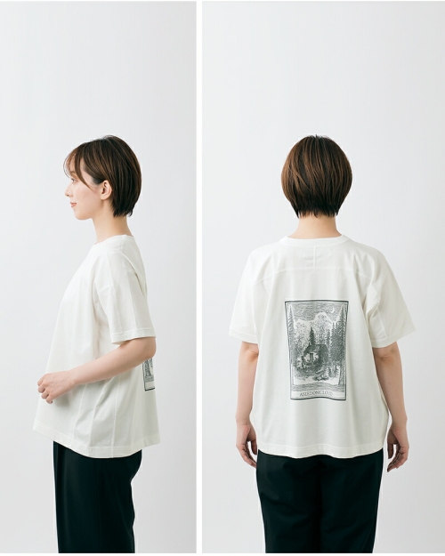 ASEEDONCLOUD アシードンクラウド コットン プリント Tシャツ