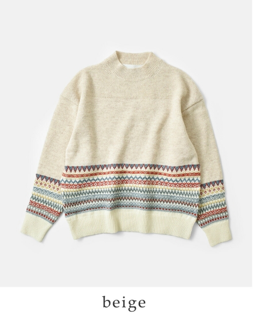 ASEEDONCLOUD アシードンクラウド セイヤコウ ジャガード プルオーバー