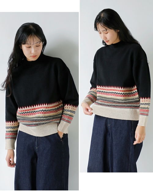 ASEEDONCLOUD アシードンクラウド セイヤコウ ジャガード プルオーバー