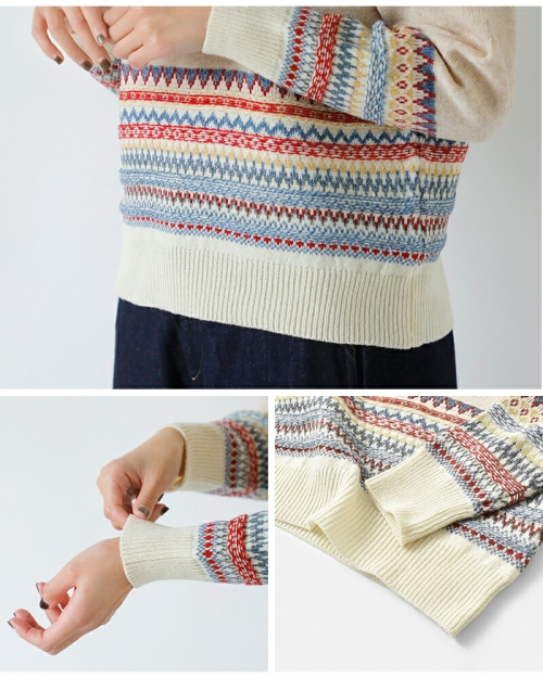 ASEEDONCLOUD アシードンクラウド セイヤコウ ジャガード プルオーバー