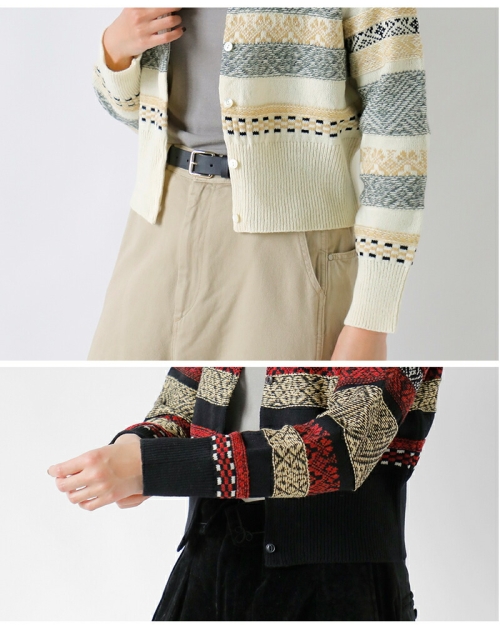 ASEEDONCLOUD アシードンクラウド セイヤコウ ジャガード カーディガン