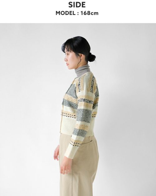 ASEEDONCLOUD アシードンクラウド セイヤコウ ジャガード カーディガン