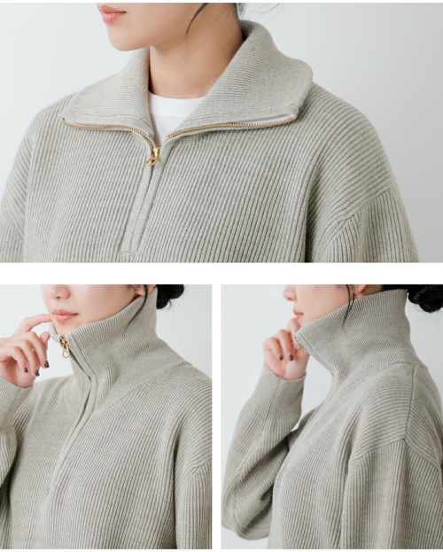 30%OFF】 UNDYED アンダイド カラード オーガニックコットン 畦 ハーフ