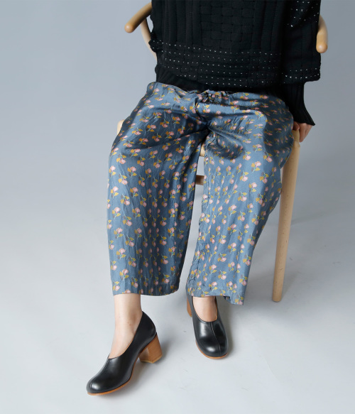 TOWAVASE トワヴァーズ シルク 花柄 ルイ パンツ “Louis” 26