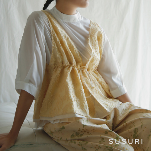 susuri ススリ コットン シカーダ ベスト 26-003 | iroma..aranciato