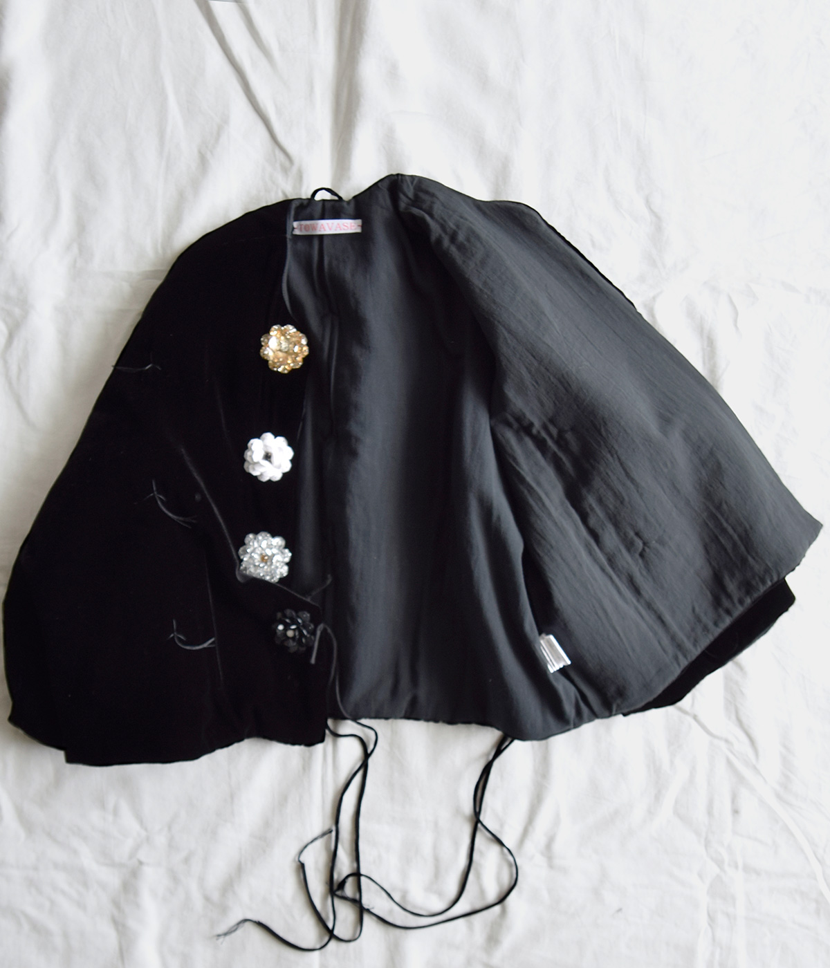 TOWAVASE トワヴァーズ シルク ブレンド フラワーブローチ ラザブ