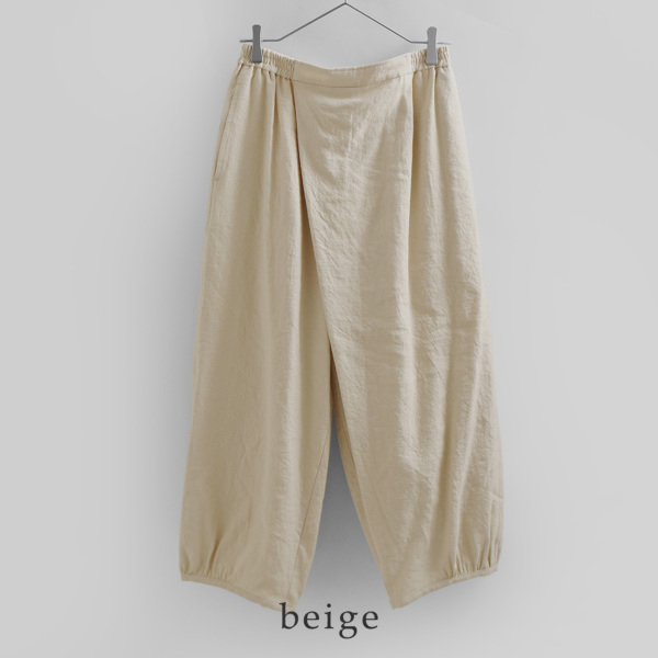 susuri ススリ コットンリネン クリケット パンツ 26-502 | iroma