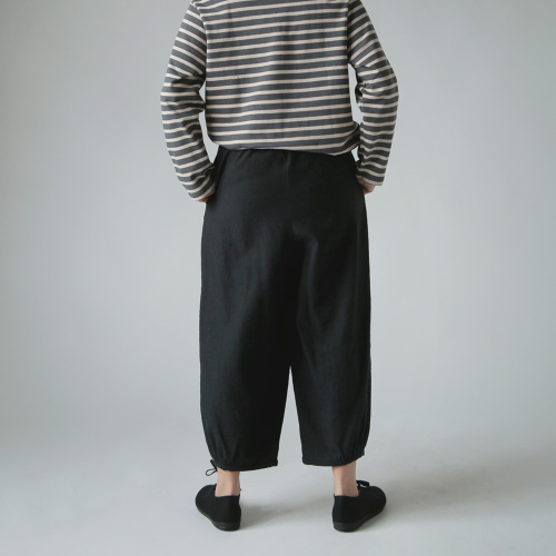 ススリ susuri コットンリネンワイドパンツ susuri ススリ コットンリネン クリケット パンツ 26-502 | iroma