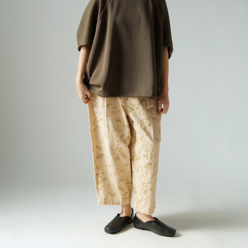 susuri ススリ コットンリネン ミュー パンツ 26-504 | iroma..aranciato
