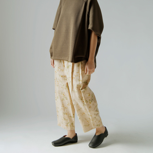 susuri ススリ コットンリネン ミュー パンツ 26-504 | iroma..aranciato