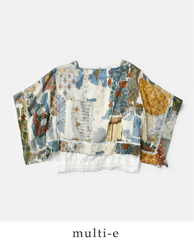 ASEEDONCLOUD アシードンクラウド フロシキ ブラウス Furoshiki Blouse