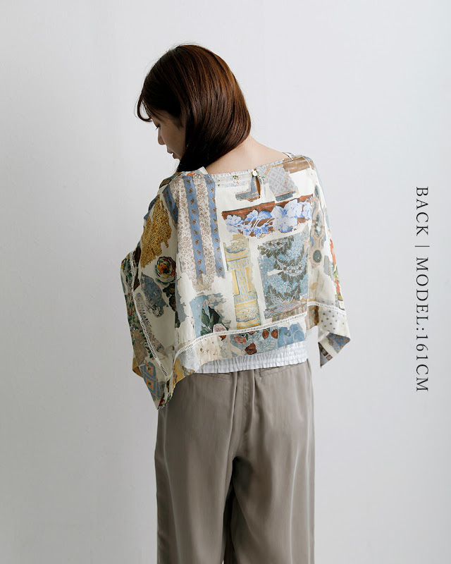 ASEEDONCLOUD アシードンクラウド フロシキ ブラウス Furoshiki Blouse