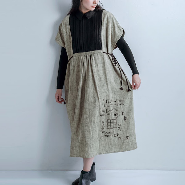 [2026aw アシードンクラウド コットンシルク ワンピース